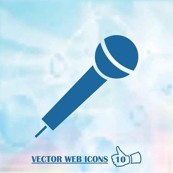 Studio microphone vector illustration — Stock Vector