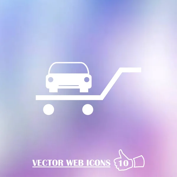 Vector auto web pictogram — Stockvector