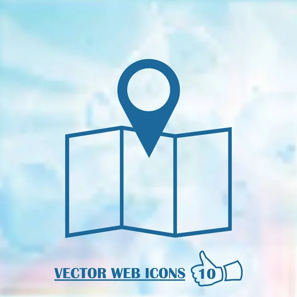 Mapa del mundo de la luz con marcas de puntero concepto de comunicación — Vector de stock