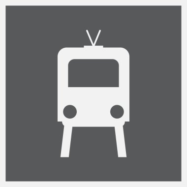 Tren simgesi. Web Tasarım
