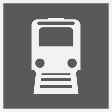 Tren simgesi. Web Tasarım