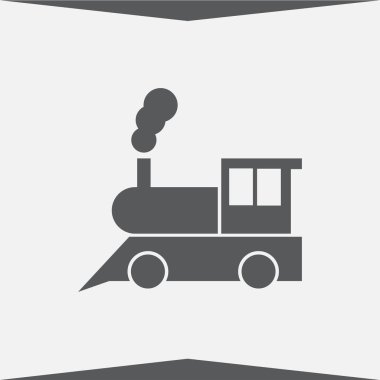Tren simgesi. eski web tasarım