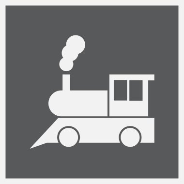 Tren simgesi. eski web tasarım