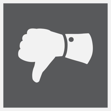 Başparmak simge vektör