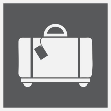 Bagaj vektör web simgesi