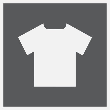 T-shirt web simge vektör.