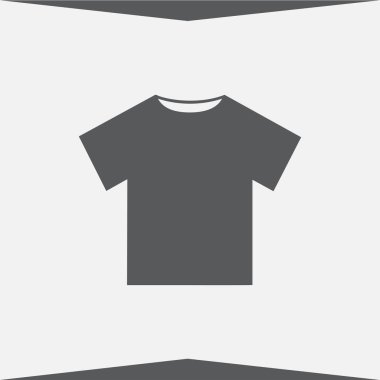 T-shirt web simge vektör.