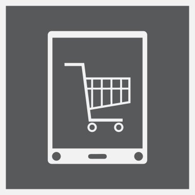 e-ticaret simgesi. Web Tasarım telefon