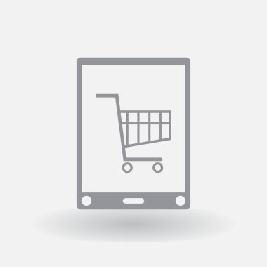 e-ticaret simgesi. Web Tasarım telefon