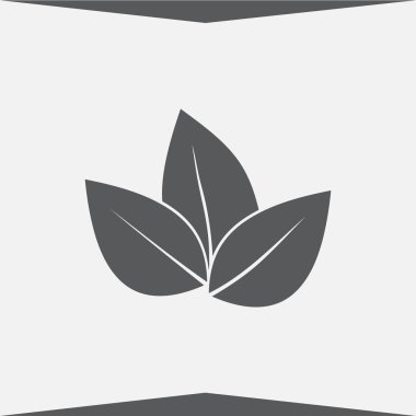 Eko simgesi yaprak vektör illüstrasyon izole