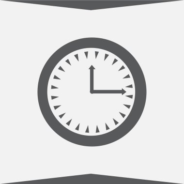 Saat web vektör simgesi