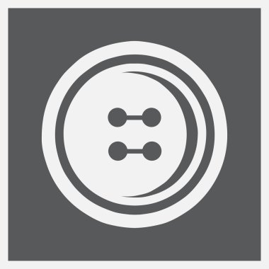 vektör yuvarlak dikiş düğme