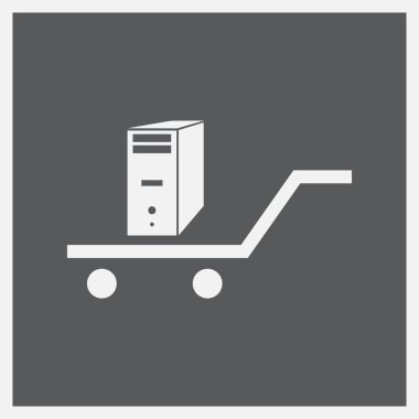 Bilgisayar icon.web tasarım stili