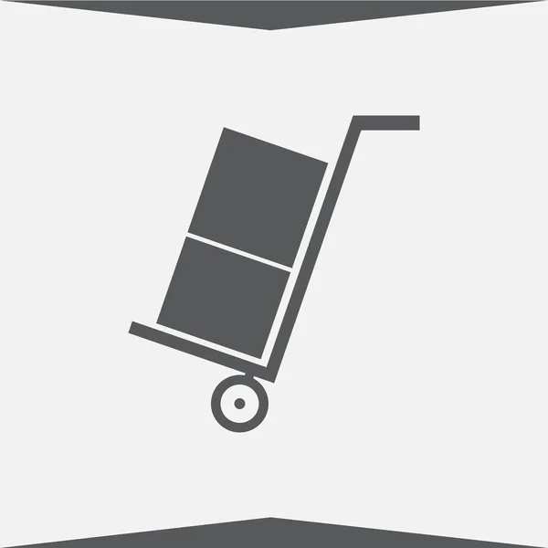 Bagage vector web pictogram — Stockvector
