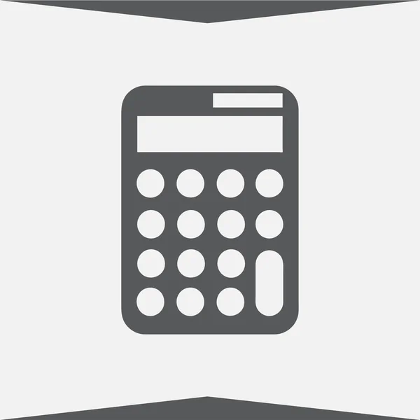 Calculadora icono de diseño web . — Archivo Imágenes Vectoriales