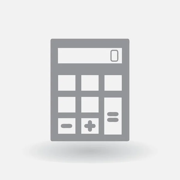 Calculadora icono de diseño web . — Vector de stock