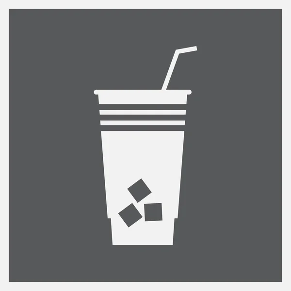 Cocktail pictogram. Webdesign — Stockvector