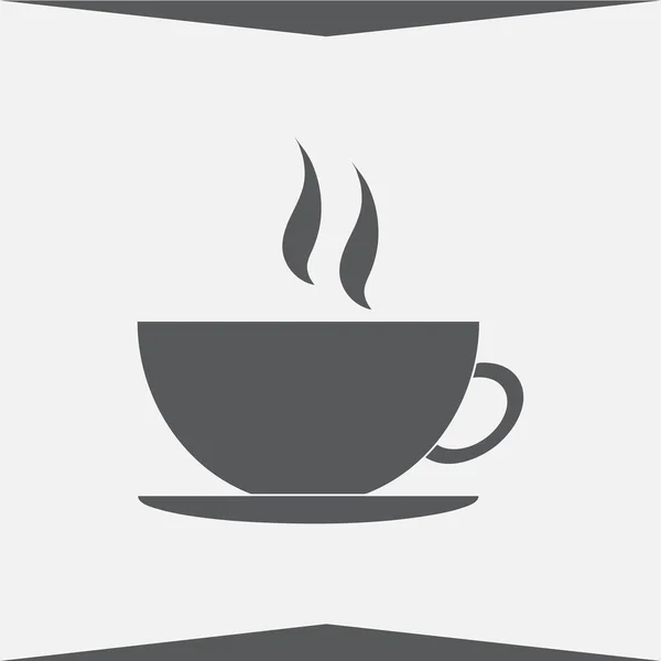 Εικονίδιο web φλιτζάνι καφέ — Διανυσματικό Αρχείο