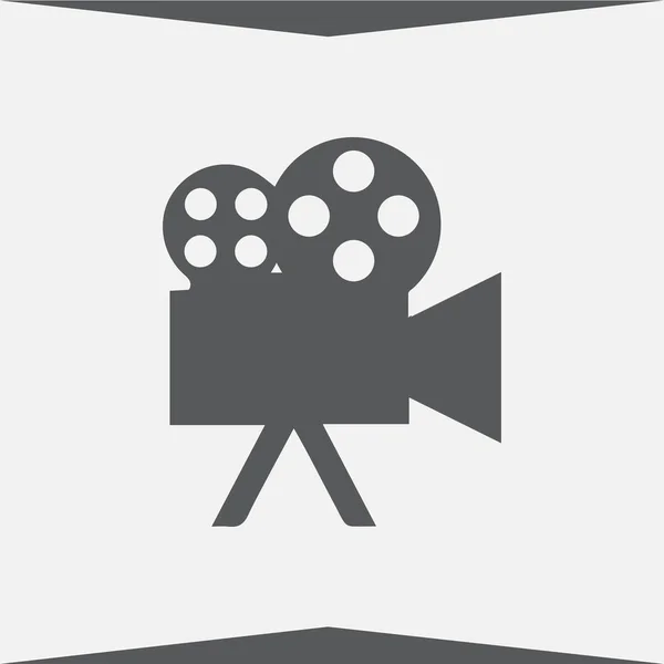 Cinéma caméra web icône — Image vectorielle
