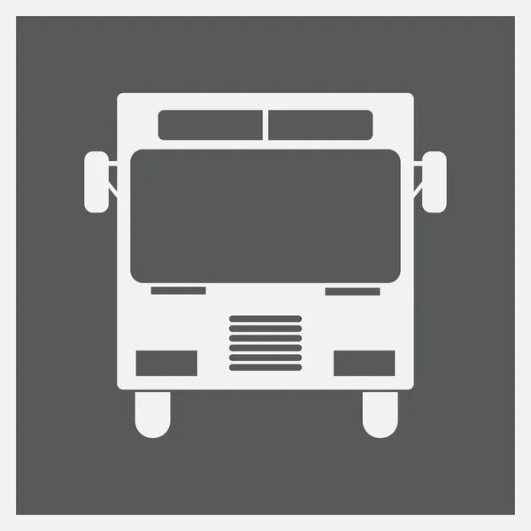 Okul otobüsü web simgesi — Stok Vektör