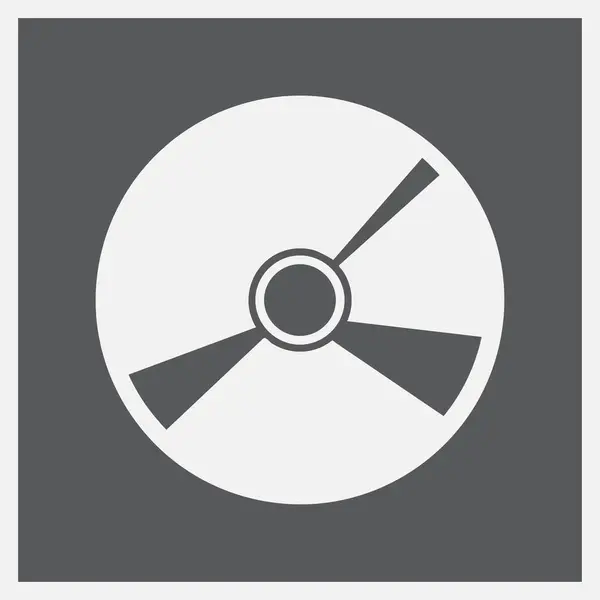 Diseño web del icono del CD — Vector de stock