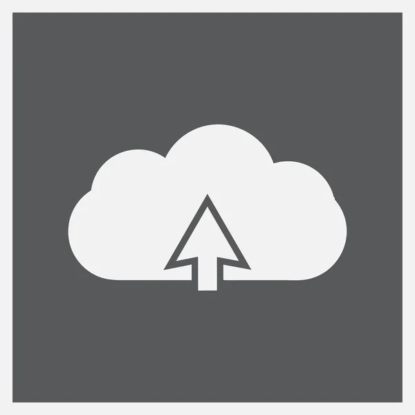 Cloud Data Web-Ikone — Stockvektor