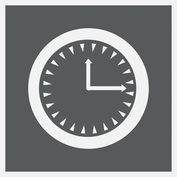 Reloj web vector icono — Archivo Imágenes Vectoriales