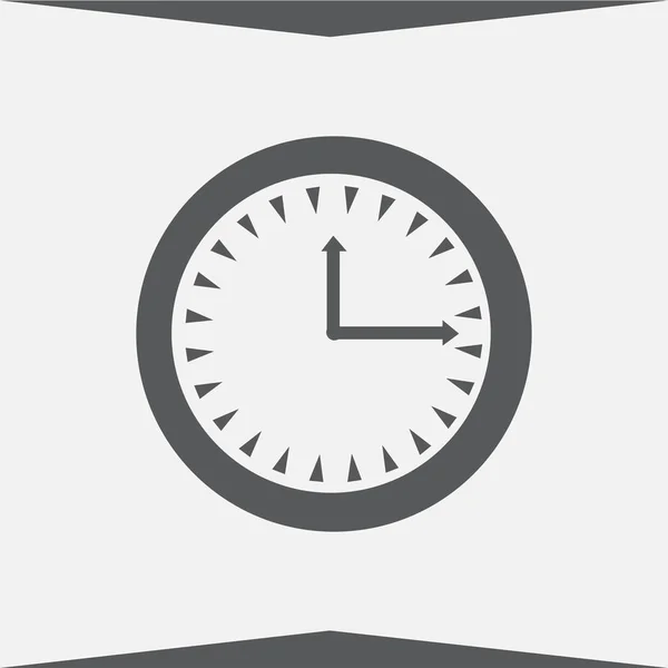 Ikona hodin vektoru webové — Stockový vektor