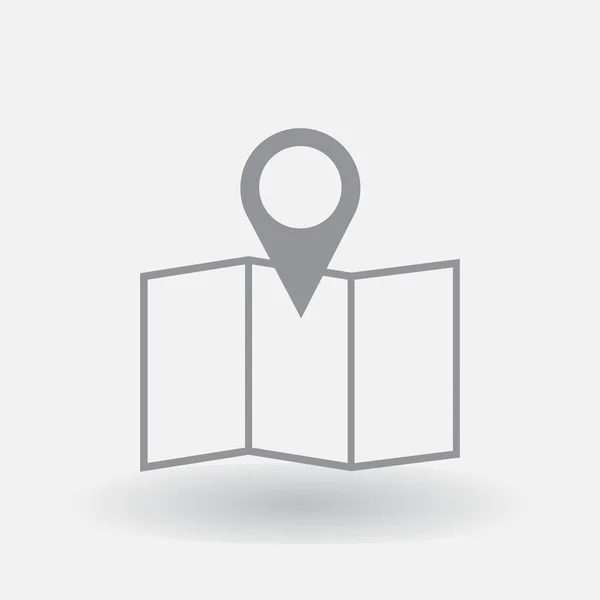 harita işaretçi simgesi. konumu simgesi.