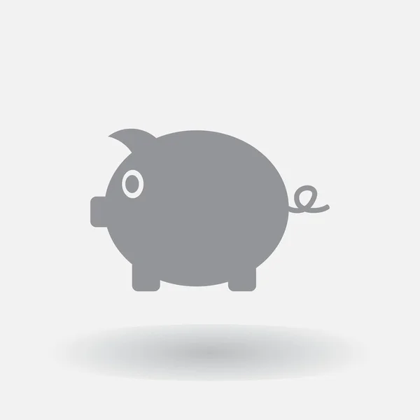 Ícone vetor Piggy Bank. EPS10 — Vetor de Stock