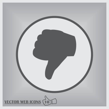 Başparmak simge vektör