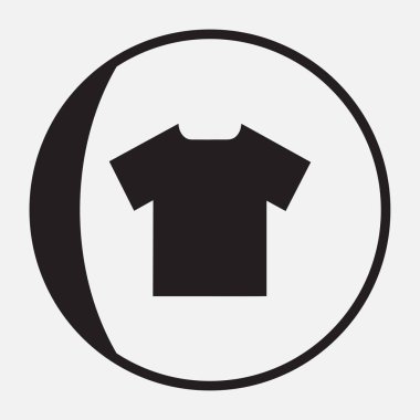 T-shirt web simge vektör.