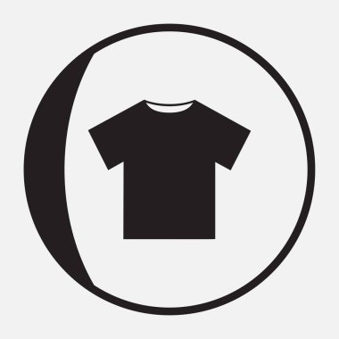 T-shirt web simge vektör.