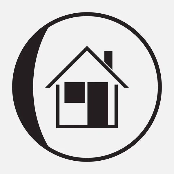 Icono del hogar del vector. estilo de diseño web — Vector de stock