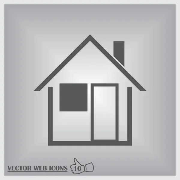 Vector home icon. web design style — Stock Vector