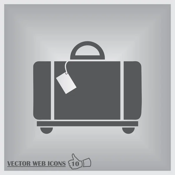 Ícone de bagagem. Ilustração do vetor de bagagem . —  Vetores de Stock