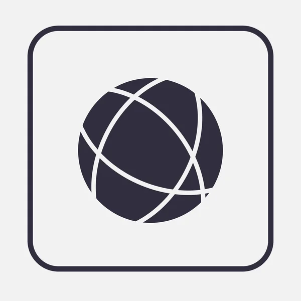 Icono de signo WWW. World Wide Web globo símbolo . — Vector de stock