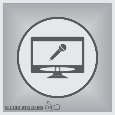 PC ekran mikrofon hoparlör