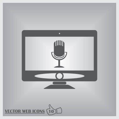 PC ekran mikrofon hoparlör