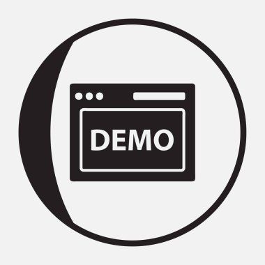 Tarayıcı web vektör simgesi