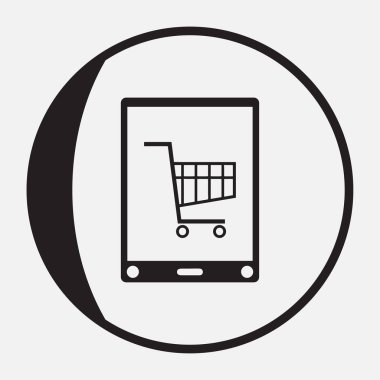 izole boş bir ekran ile akıllı telefon