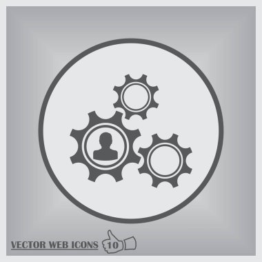 karikatür ve geliştirme simgesi