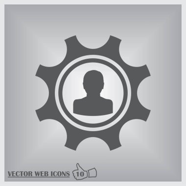 karikatür ve geliştirme simgesi