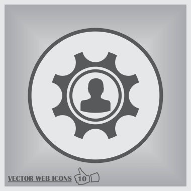 karikatür ve geliştirme simgesi