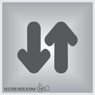 ok simgesi. Web vektör tasarımı