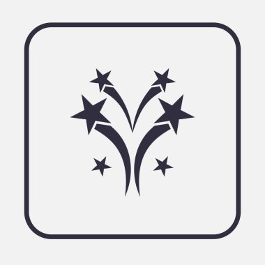 havai fişek web vektör simgesi