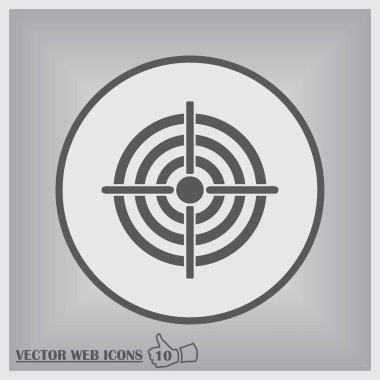 Hedef web simge vektör