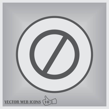 hiçbir işaret web simgesi