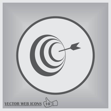 Hedef web simge vektör