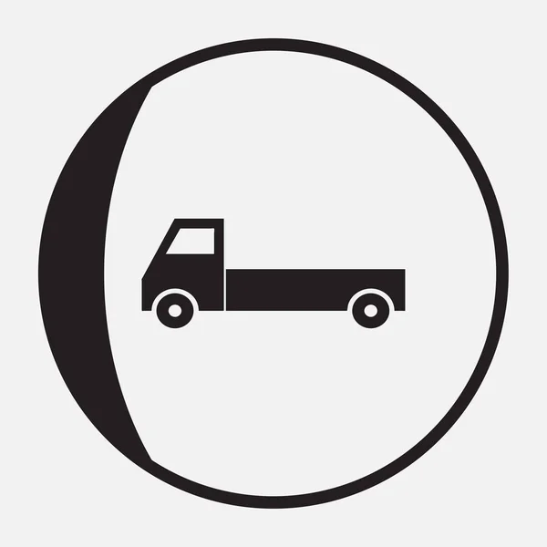 Delivery Truck icon on white background. Vector illustration. — Stock Vector